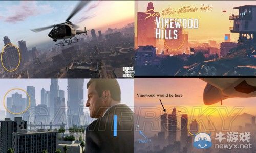 《GTA5》洛杉磯真實世界對照