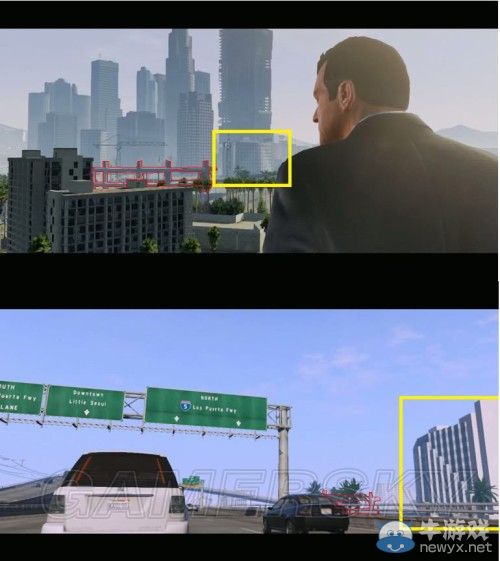 《GTA5》洛杉磯真實(shí)世界對(duì)照