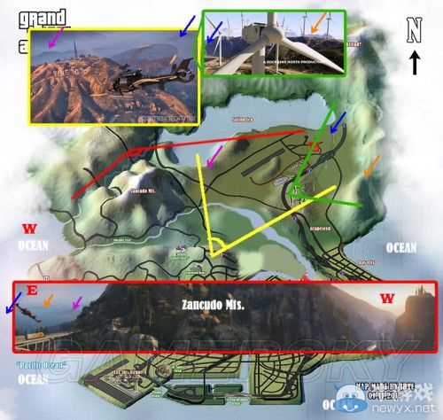 《GTA5》洛杉磯真實世界對照