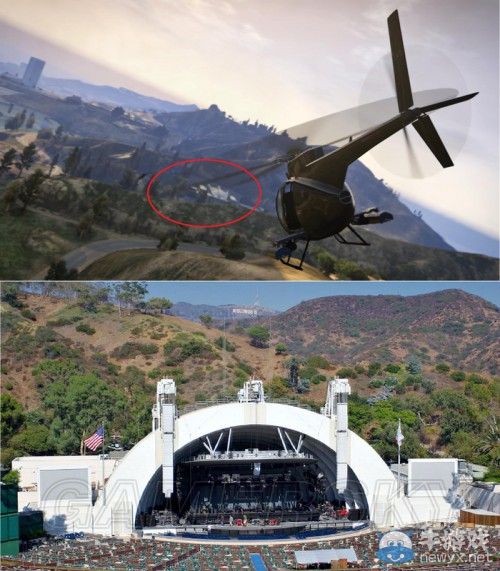 《GTA5》洛杉磯真實世界對照