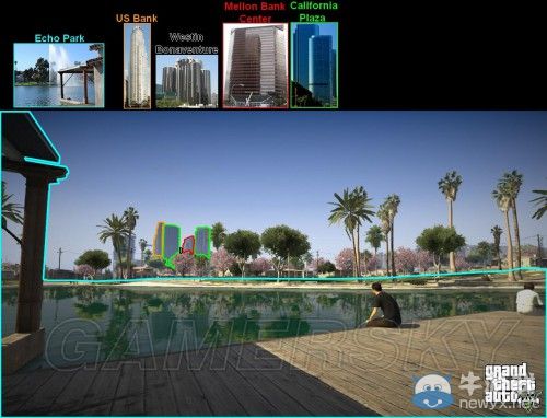 《GTA5》洛杉磯真實世界對照