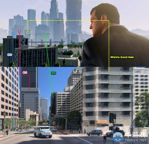《GTA5》洛杉磯真實世界對照