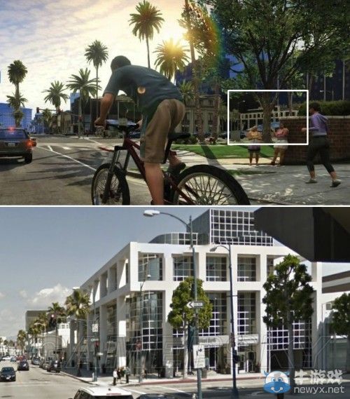 《GTA5》洛杉磯真實世界對照