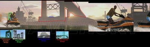 《GTA5》洛杉磯真實世界對照