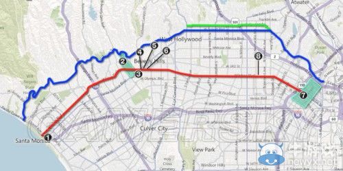 《GTA5》洛杉磯真實(shí)世界對(duì)照