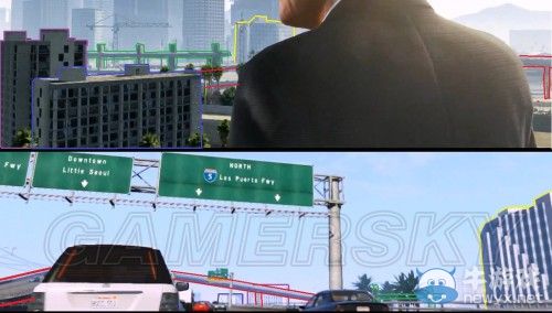 《GTA5》洛杉磯真實世界對照