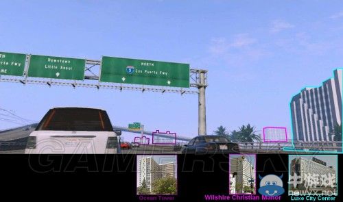 《GTA5》洛杉磯真實世界對照