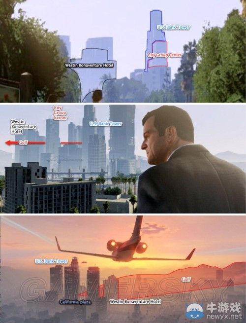 《GTA5》洛杉磯真實世界對照