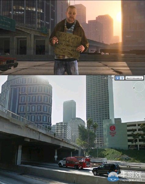 《GTA5》洛杉磯真實(shí)世界對(duì)照