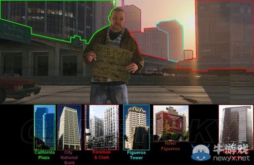 《GTA5》洛杉磯真實世界對照