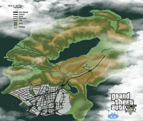 《GTA5》洛杉磯真實世界對照