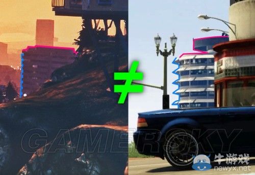 《GTA5》洛杉磯真實世界對照