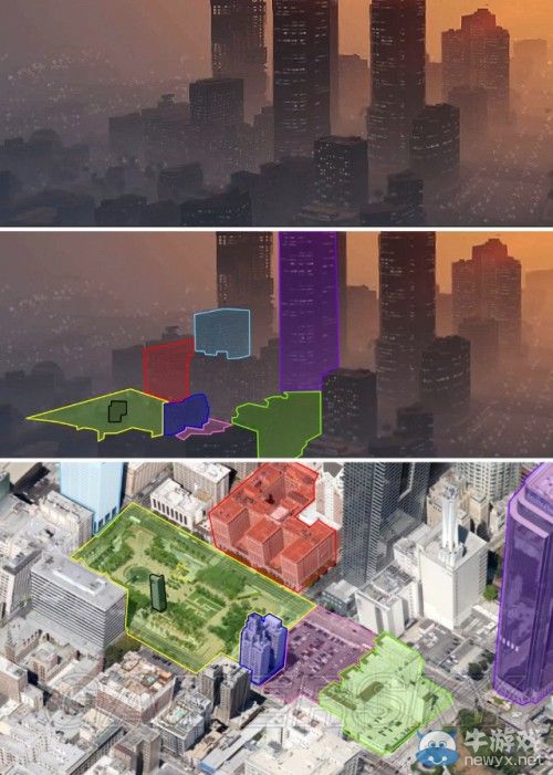 《GTA5》洛杉磯真實世界對照