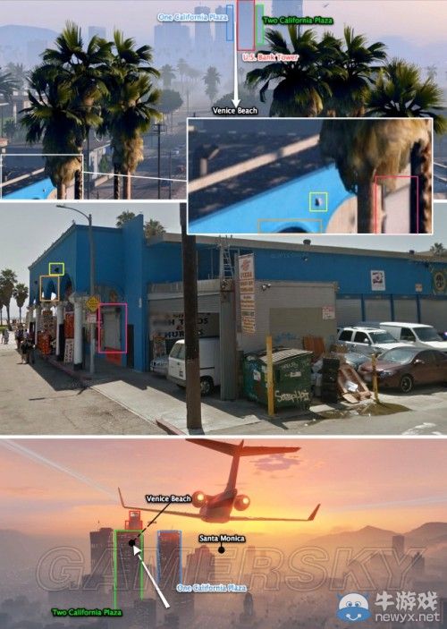 《GTA5》洛杉磯真實世界對照