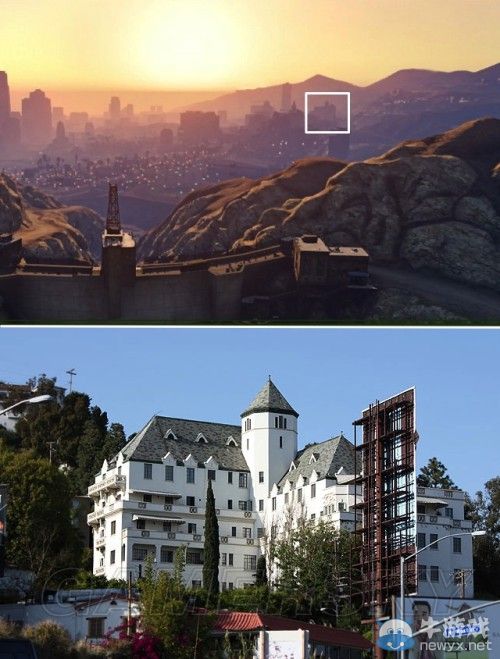 《GTA5》洛杉磯真實世界對照