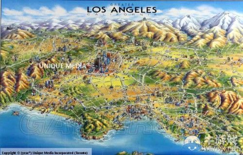 《GTA5》洛杉磯真實世界對照