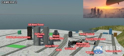 《GTA5》洛杉磯真實世界對照