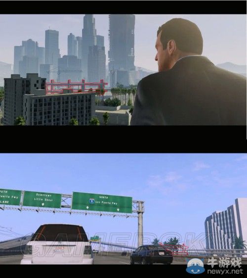 《GTA5》洛杉磯真實世界對照