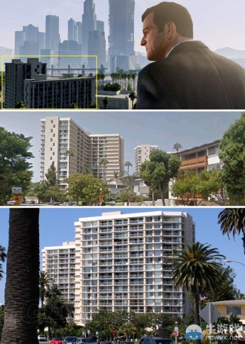 《GTA5》洛杉磯真實(shí)世界對(duì)照