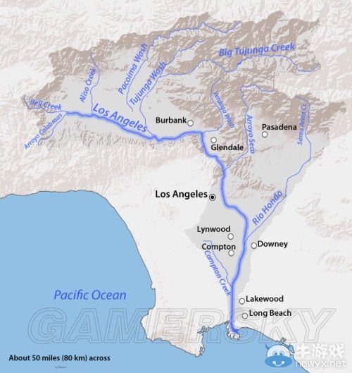 《GTA5》洛杉磯真實世界對照
