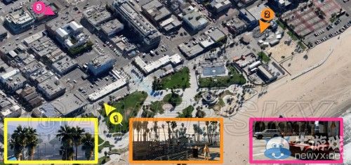 《GTA5》洛杉磯真實世界對照