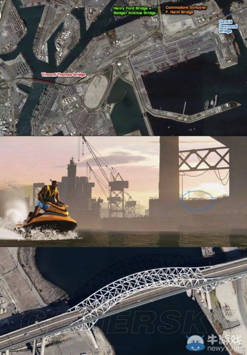 《GTA5》洛杉磯真實(shí)世界對(duì)照