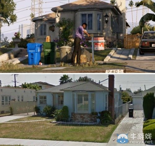 《GTA5》洛杉磯真實世界對照
