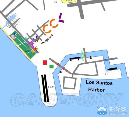 《GTA5》洛杉磯真實世界對照