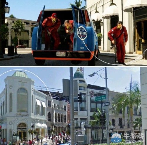 《GTA5》洛杉磯真實世界對照