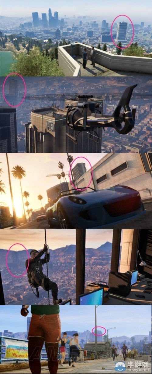 《GTA5》洛杉磯真實世界對照