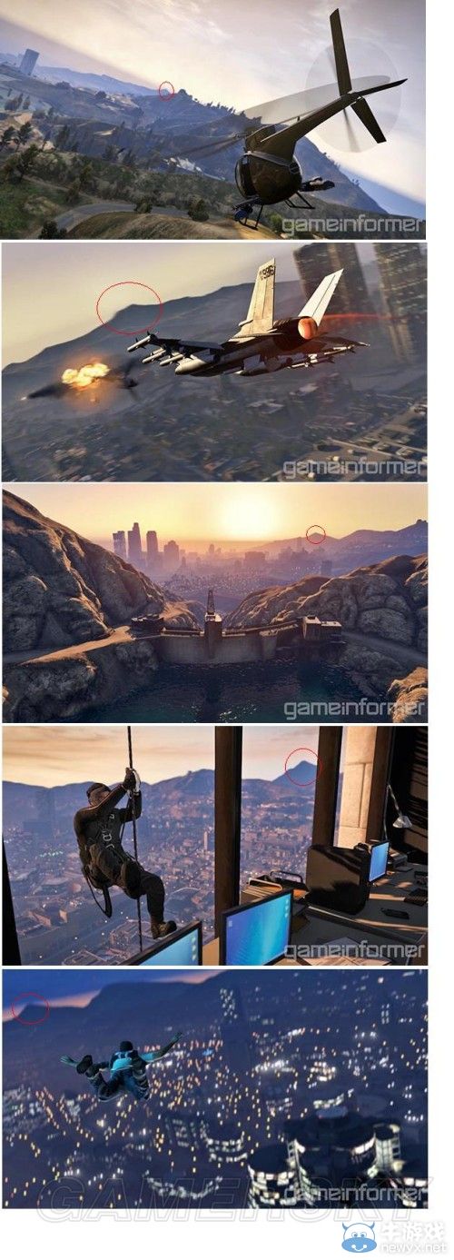 《GTA5》洛杉磯真實世界對照