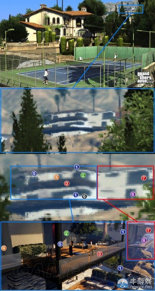 《GTA5》洛杉磯真實世界對照