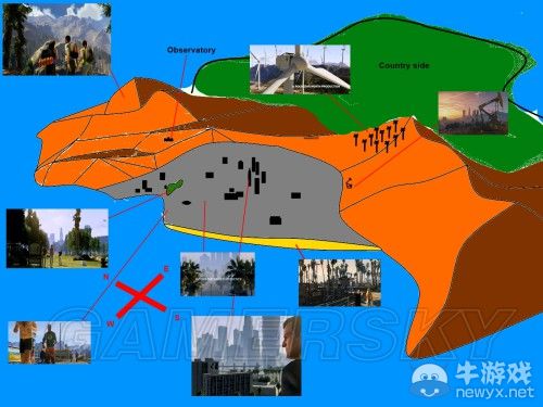 《GTA5》洛杉磯真實(shí)世界對(duì)照