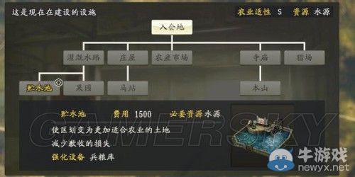 《信長之野望14威力加強版》資源及城郭設(shè)施圖文一覽