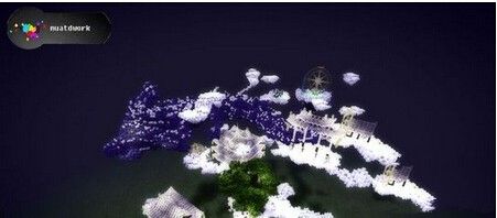 《我的世界》大神作品展示 凌霄云邸建筑存檔