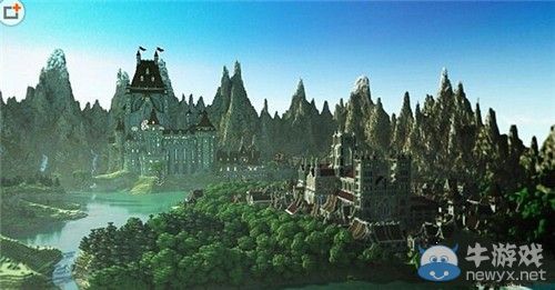 《我的世界》玩家作品中世紀的城堡建筑欣賞