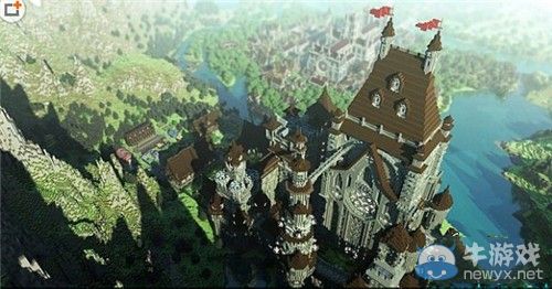 《我的世界》玩家作品中世紀的城堡建筑欣賞