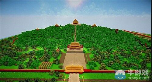 《我的世界》玩家制作唯美紫禁城作品展示