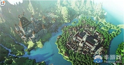 《我的世界》玩家作品中世紀的城堡建筑欣賞