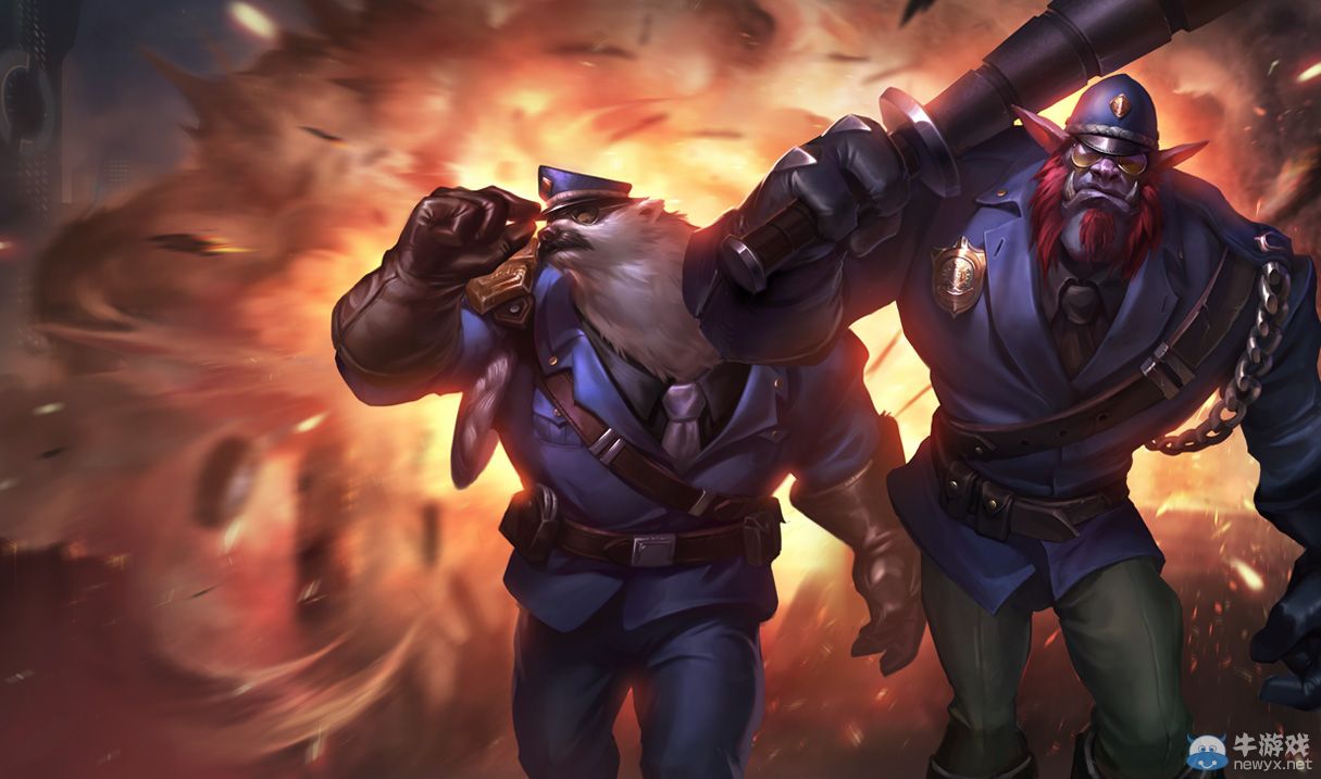 《LOL》“悍警vs神偷”系列皮膚1月1日上架
