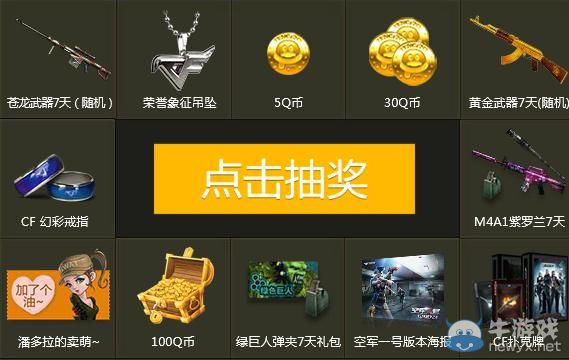 穿越火線CF1月周邊商城簽到活動介紹