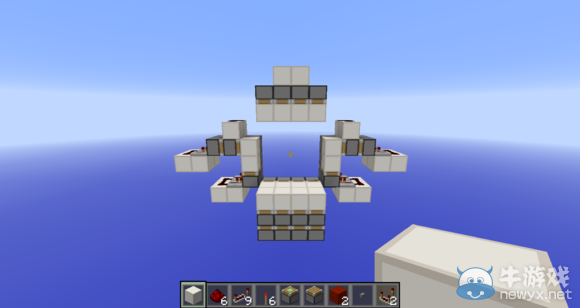 《我的世界》最小4x4高壓無痕內吸門建造方法介紹