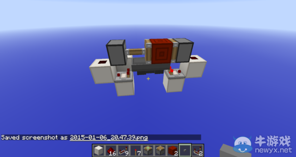 《我的世界》最小4x4高壓無痕內吸門建造方法介紹