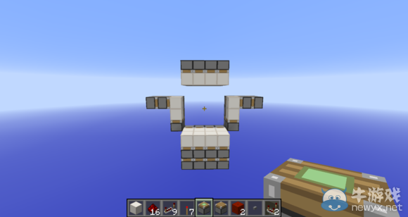 《我的世界》最小4x4高壓無痕內吸門建造方法介紹