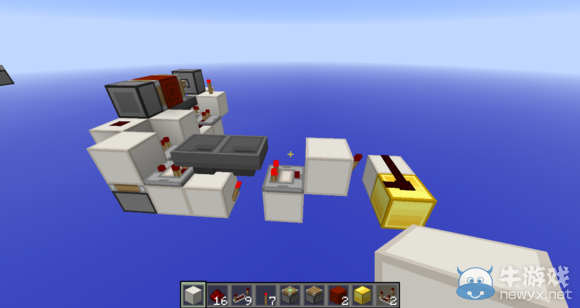 《我的世界》最小4x4高壓無痕內吸門建造方法介紹