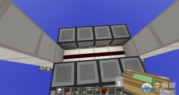 《我的世界》最小4x4高壓無痕內吸門建造方法介紹