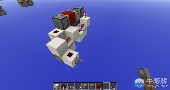 《我的世界》最小4x4高壓無痕內吸門建造方法介紹