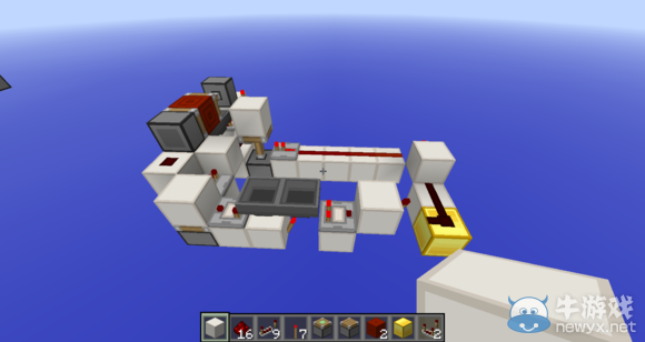 《我的世界》最小4x4高壓無痕內吸門建造方法介紹