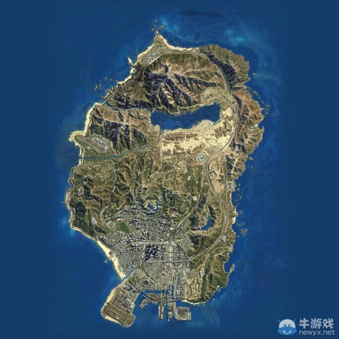 《GTA5》超高清衛星地圖一覽