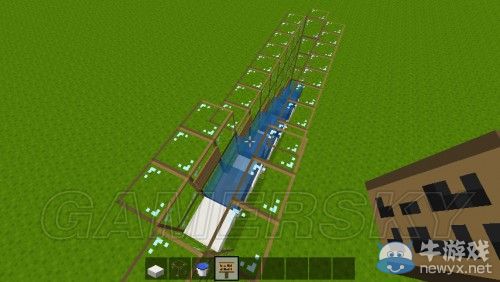 《我的世界》水電梯建造圖文教程